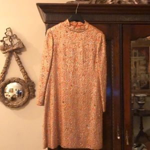 Vintage Larry Aldrich sequin dress